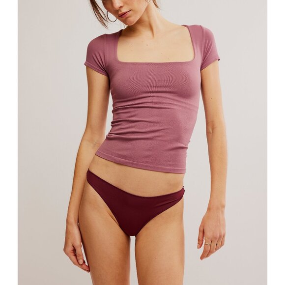 🎉LAST CHANCE🎉 FREE PEOPLE Collagen Yarn Thong / Port Royal - Picture 2 of 9